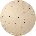 Thumbnail photo of Jute Carpet - Gulvtæppe - Black Dots