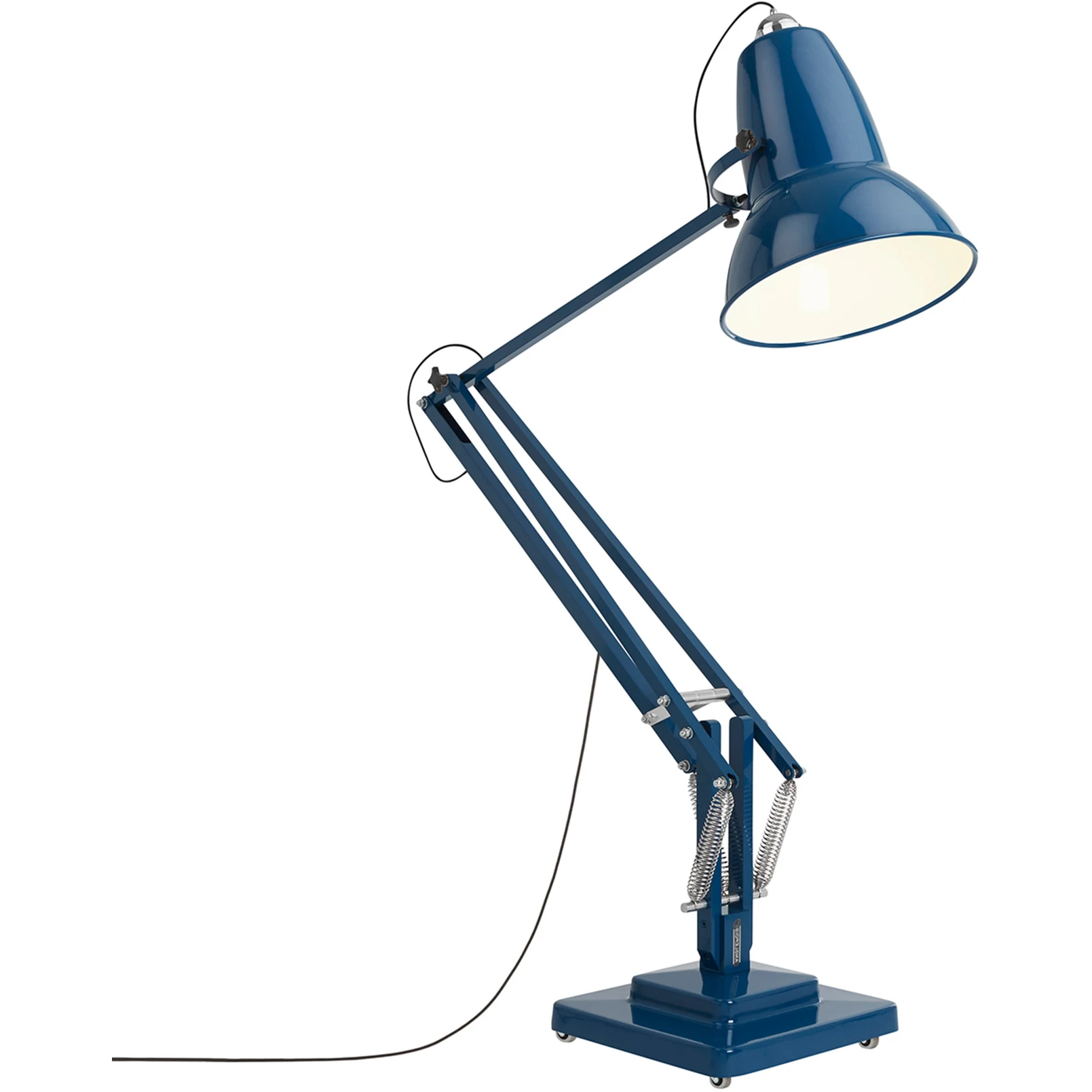 Original 1227 Giant Floor Lamp Marine Blue (glossy) - Shade lamps - George Carwardine - Blue