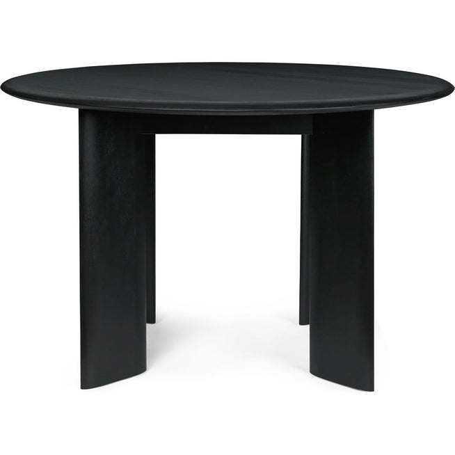 Photo of Bevel Table - Round - Spisebord - Bevel Table - Round Ø117 - Black Oiled Beech - W117 X D117 X H73 Cm