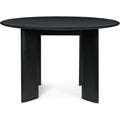 Thumbnail photo of Bevel Table - Round - Spisebord - Bevel Table - Round Ø117 - Black Oiled Beech - W117 X D117 X H73 Cm
