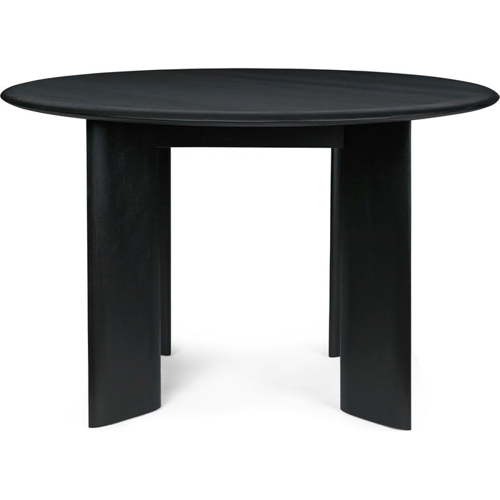 Photo of Bevel Table - Round - Spisebord - Bevel Table - Round Ø117 - Black Oiled Beech - W117 X D117 X H73 Cm