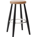 Ch58 Bar Stool - Black Lacquered Oak