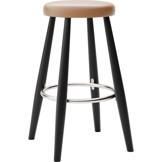 Photo of Ch58 Bar Stool - Black Lacquered Oak