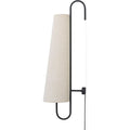 Thumbnail photo of Ancora Wall Lamp 100 - Væglampe - Ancora Wall Lamp 100 - Black/natural - W21.6 X D21.6 X H98.5 Cm