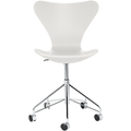 Thumbnail photo of 3117 Seven, coloured ash veneer, white - Desk chairs - Arne Jacobsen - White