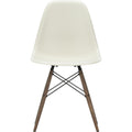 Eames Plastic Chair Dsw - 11 Pebble - Dark Maple - Matstolar - Charles & Ray Eames - Vit - Metall/trä/plast