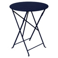 Bistro Table Ø 60 cm, Deep Blue - Small Table & Side Table Outdoor - Blue - Metal