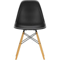 Eames Plastic Chair Dsw - 12 Deep Black - Golden Maple - Matstolar - Charles & Ray Eames - Svart - Metall/trä/plast