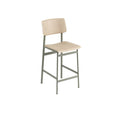 Thumbnail photo of Loft Bar Stool, H:65cm, Dusty Green/oak - Barnstolar - Thomas Bentzen - Grön - Metall/trä