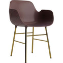Form Armchair Brass