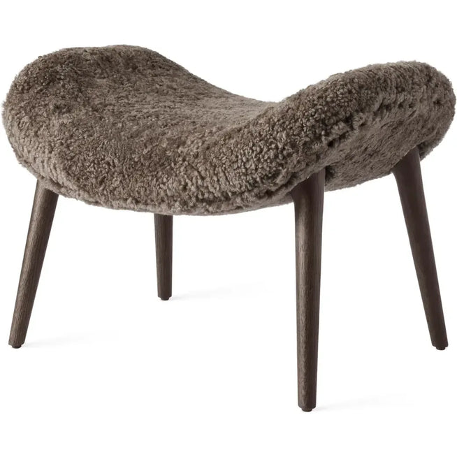 Photo of Vipp467 Lodge Footstool Dark Oak-Curly