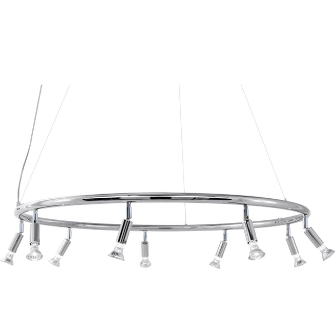 Photo of Star - Round, nickel-plated brass - Chandeliers - Jonas Bohlin - Silver