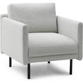 Thumbnail photo of Rar Armchair - Lænestol - Venezia Off-white - W79 X D87 X H81 Cm