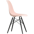 Eames Plastic Chair Dsw - 41 Pale Rose - Black Maple - Matstolar - Charles & Ray Eames - Rosa - Metall/trä/plast