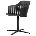 Thumbnail photo of Choice Stol - Aluminium - Indendørs - Spisebordsstol - Frame: Black, Aluminium / Seat: Black - W59 X D53 X H42 Cm