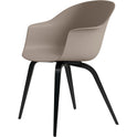Bat Dining Chair, Un-Upholstered, Wood Base