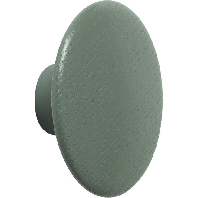 Photo of The Dots Coat Hooks X-small, Dusty Green - Krokar - Lars Tornøe - Grön