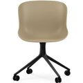 Thumbnail photo of Hyg Chair Swivel 4w - Kontorstol - Sand - Sort Aluminium - H: 84 X L: 54 X D: 53,5 X Sh: 46 Cm