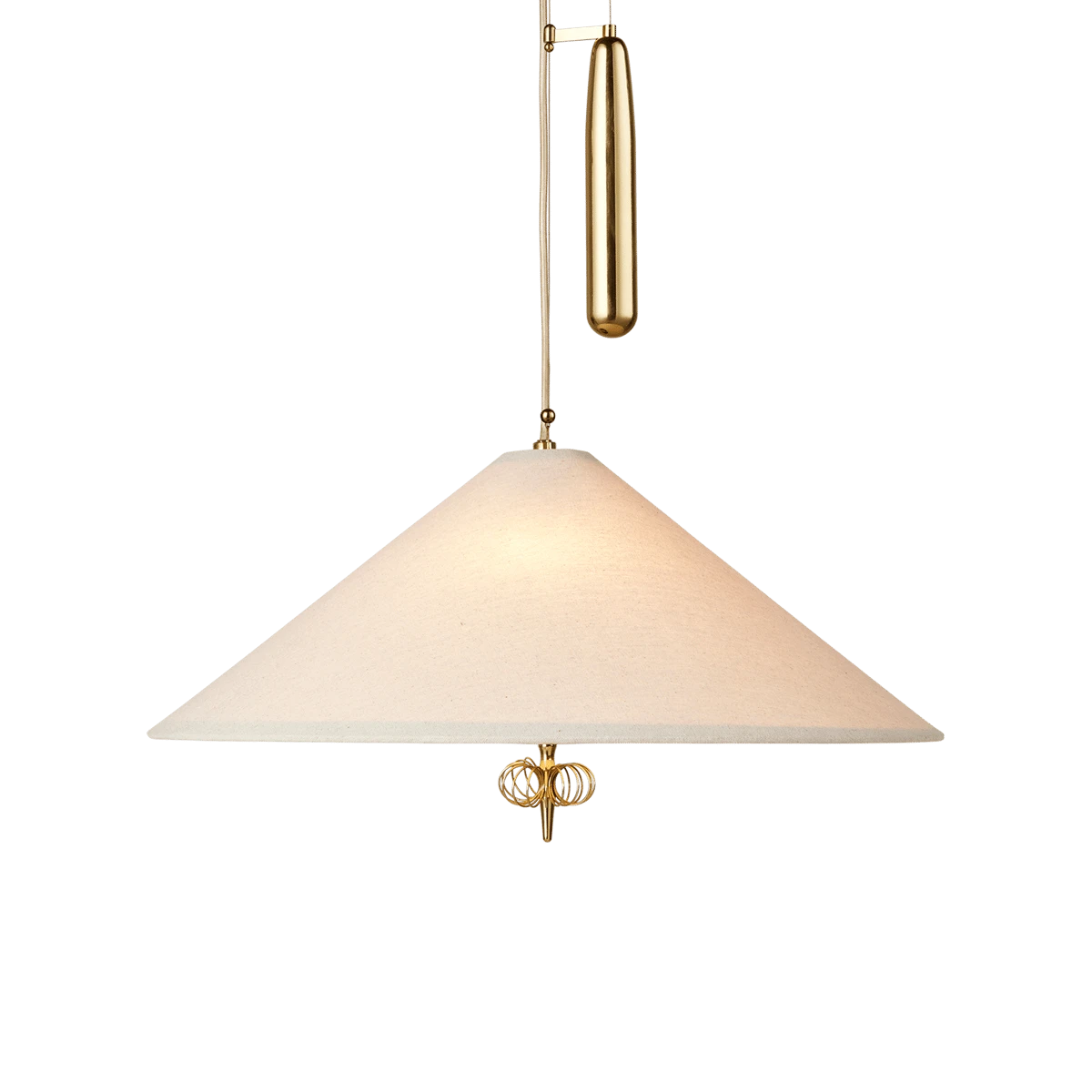 A1967 Ceiling Lamp Canvas-brass