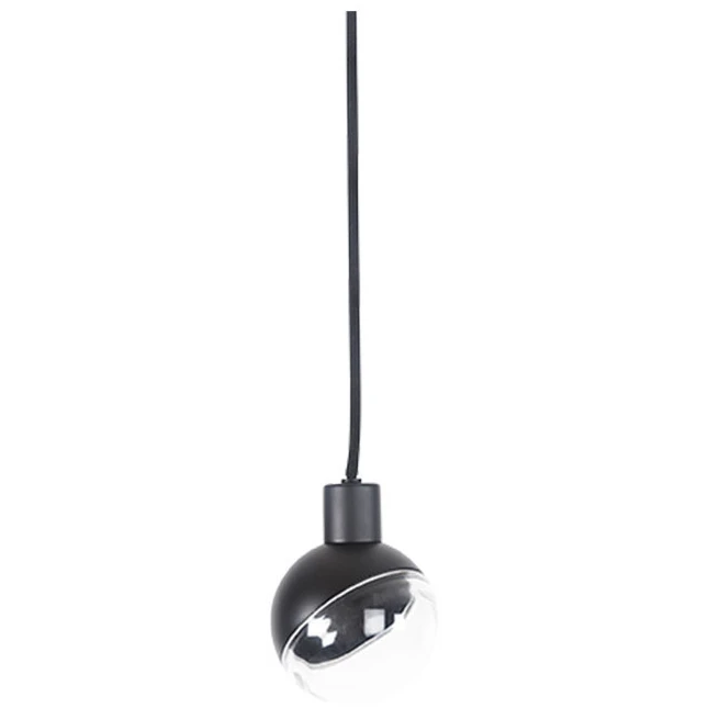 Arc Bulb Pendant Black