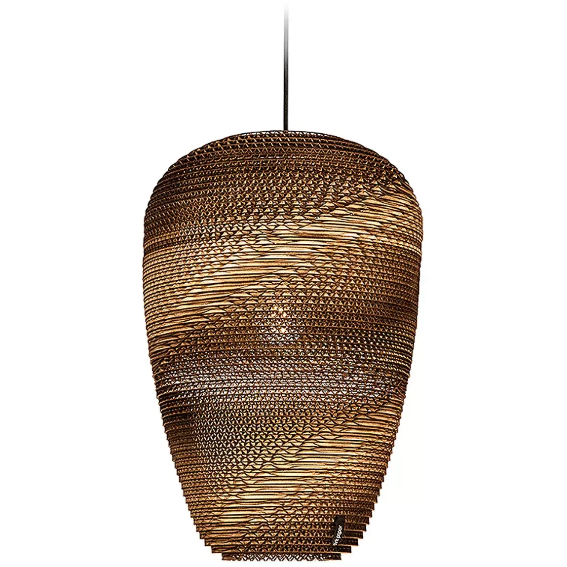 Baggy Cardboard Pendant Lamp