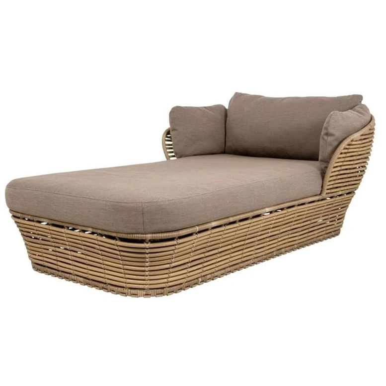 Basket Daybed Taupe, Cane-line Weave