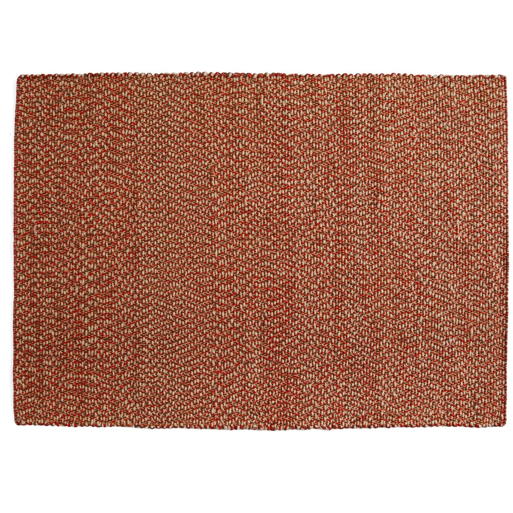 Braided Rug 140x200 Cm Red