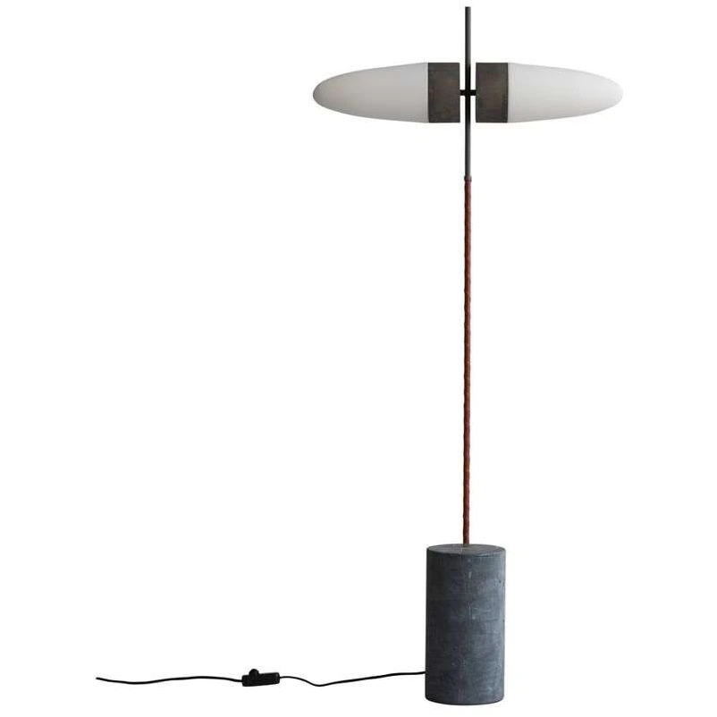 Bull Floor Lamp Oxidized