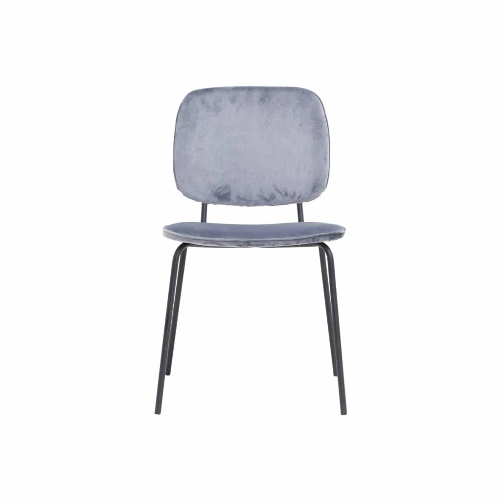 Comma Seat Metallic Grey 55.5x51x83cm