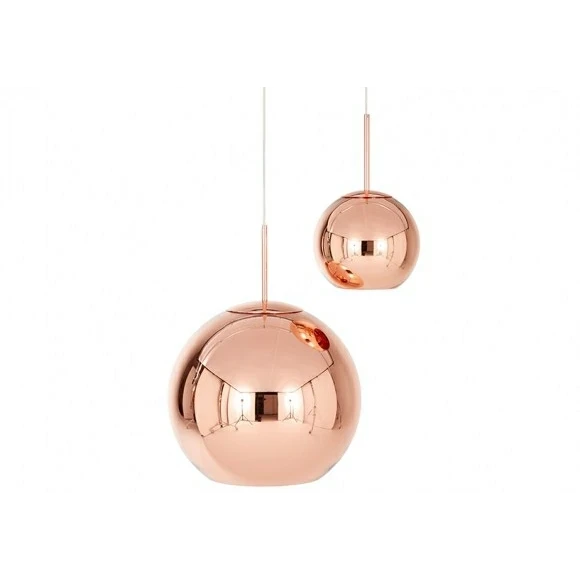 Copper Round LED Pendant Lamp