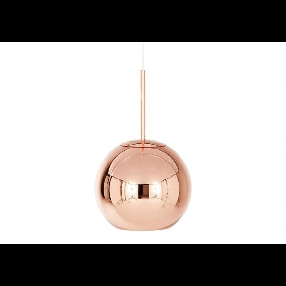 Copper Round LED Pendant Lamp