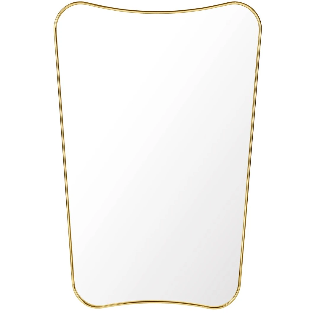 F.a.33 Rectangular Mirror Brass