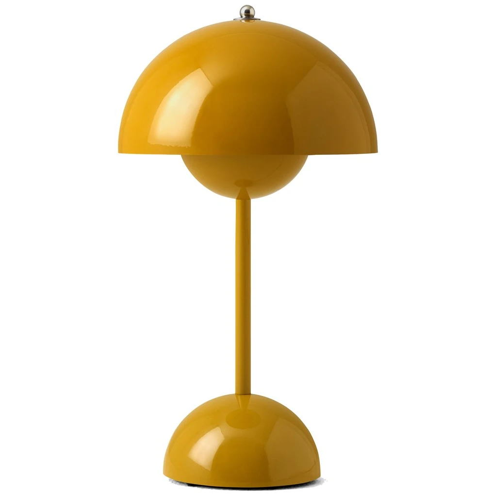 Flowerpot Portable Table Lamp Vp9 Mustard