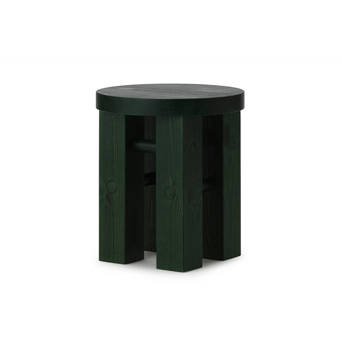 Fyr Stool Dark Green