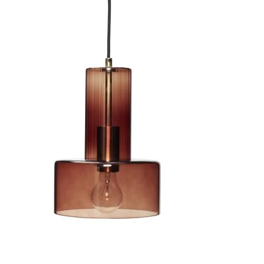 Hanging Lamp Glass - Brown