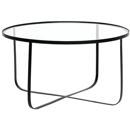 Harper Black Glass Coffee Table