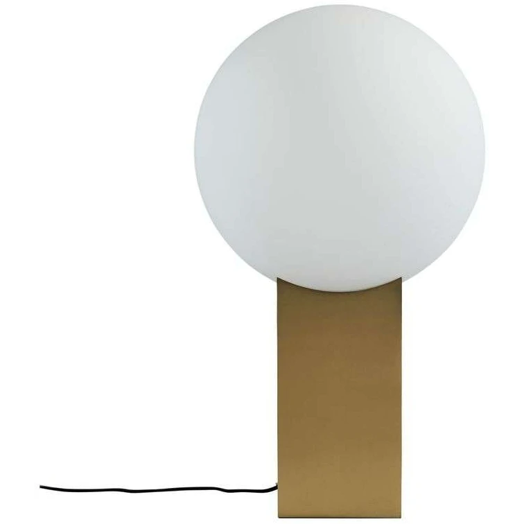 Hoop Floor Lamp Brass