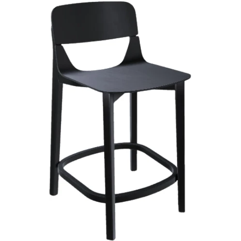 Leaf Stool with Backrest Low