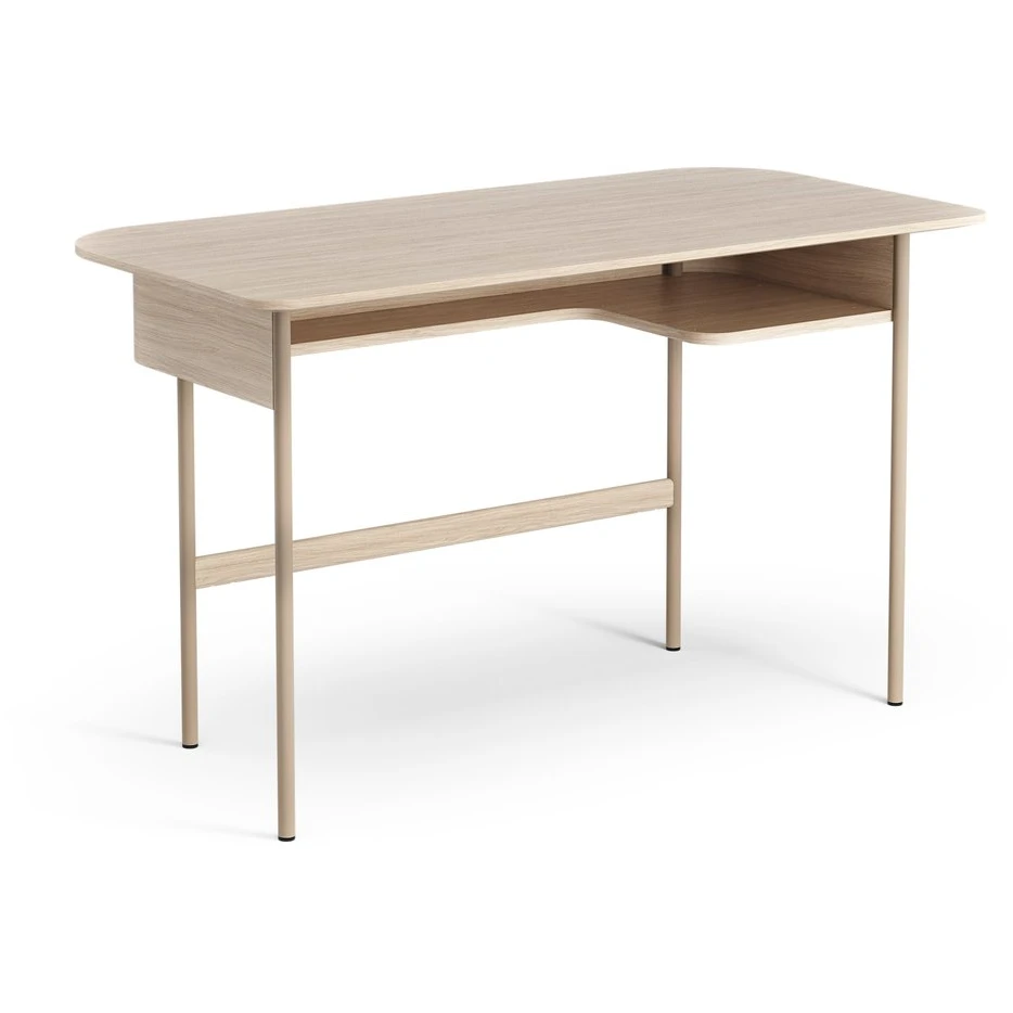 Luna Desk Oak White-pigmented