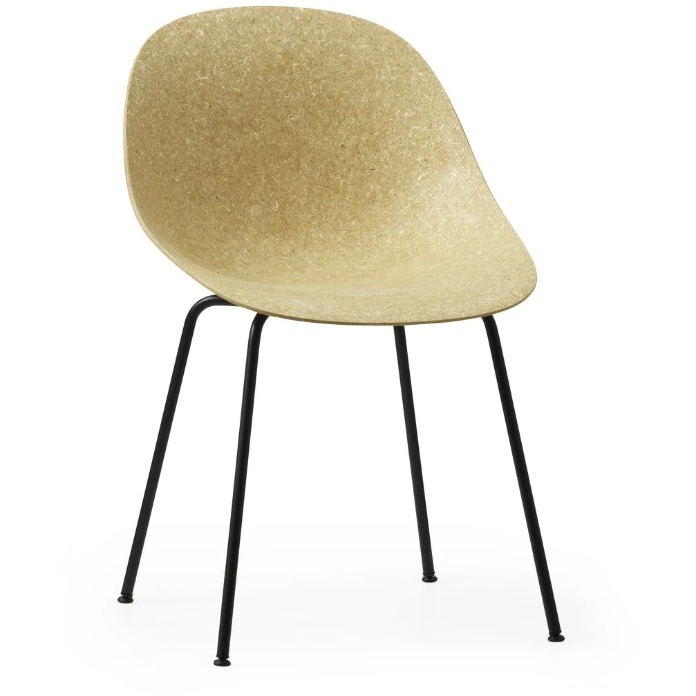 Mat Chair Hemp-black Steel