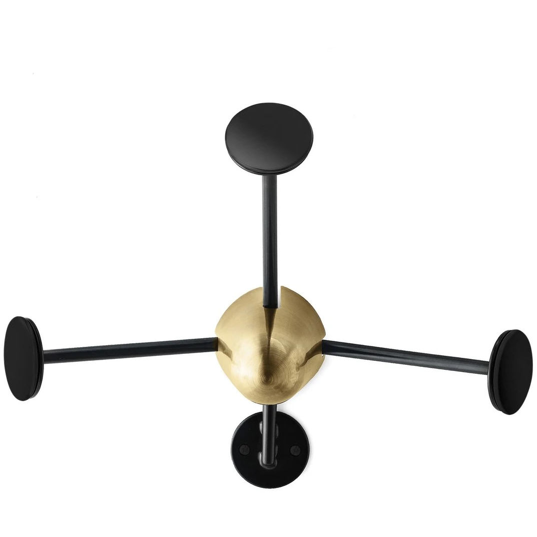 Matégot Coatrack Black-brass