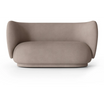 Rico Two Seater Sofa - Brushed