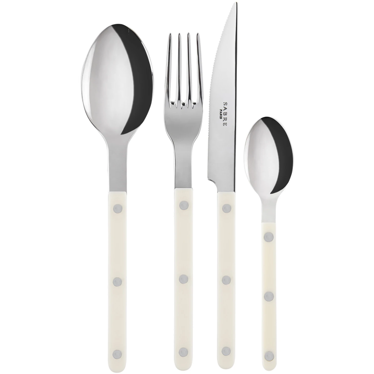 Bistrot Shiny Solid - 4 Pieces Cutlery Set