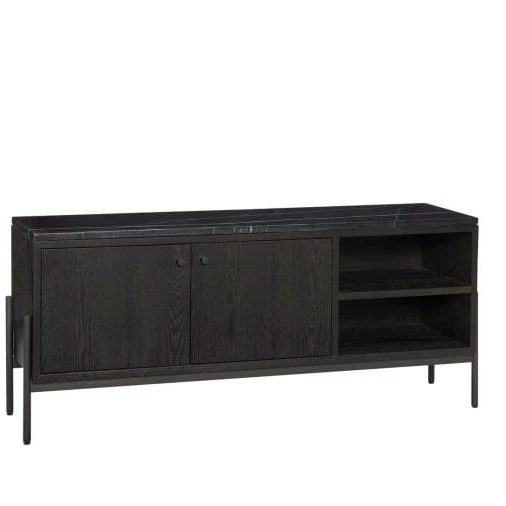 Sideboard Metal/Marble - Black