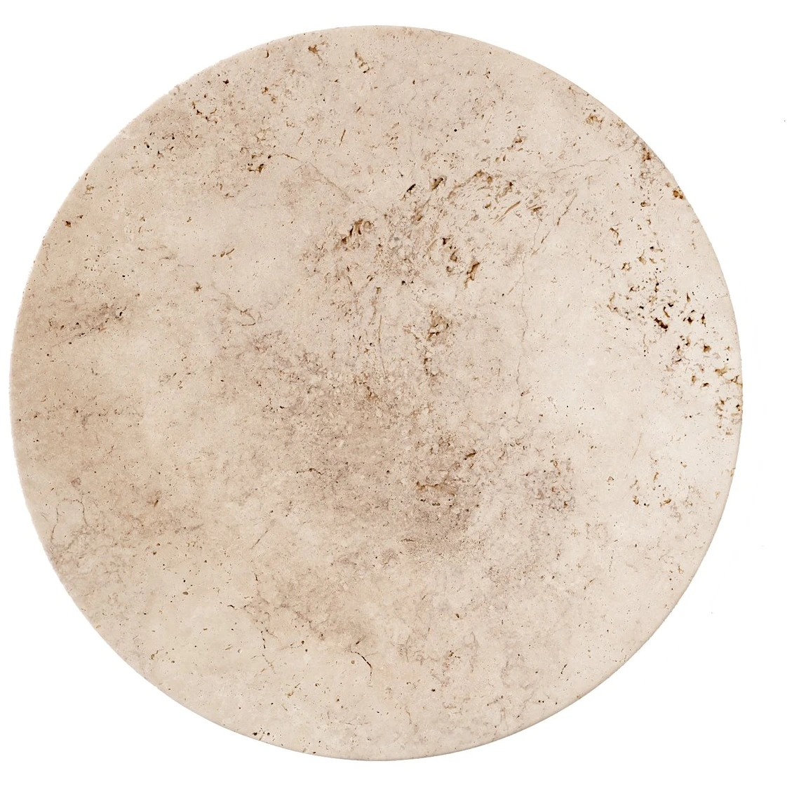 Travertine Plate Sc55 Ø50 Cm