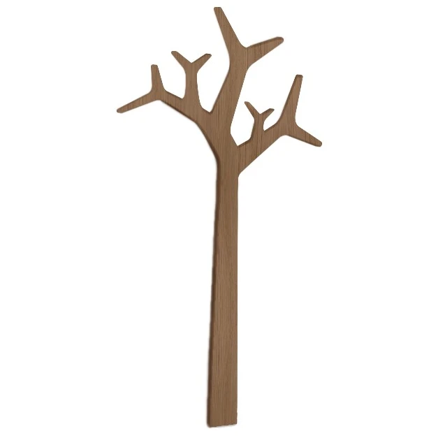 Tree Junior Rock Wall Hanger Oak Clear Lacquer