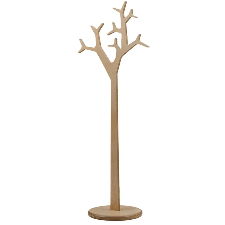 Tree Rock Floor Hanger Oak Clear Lacquer