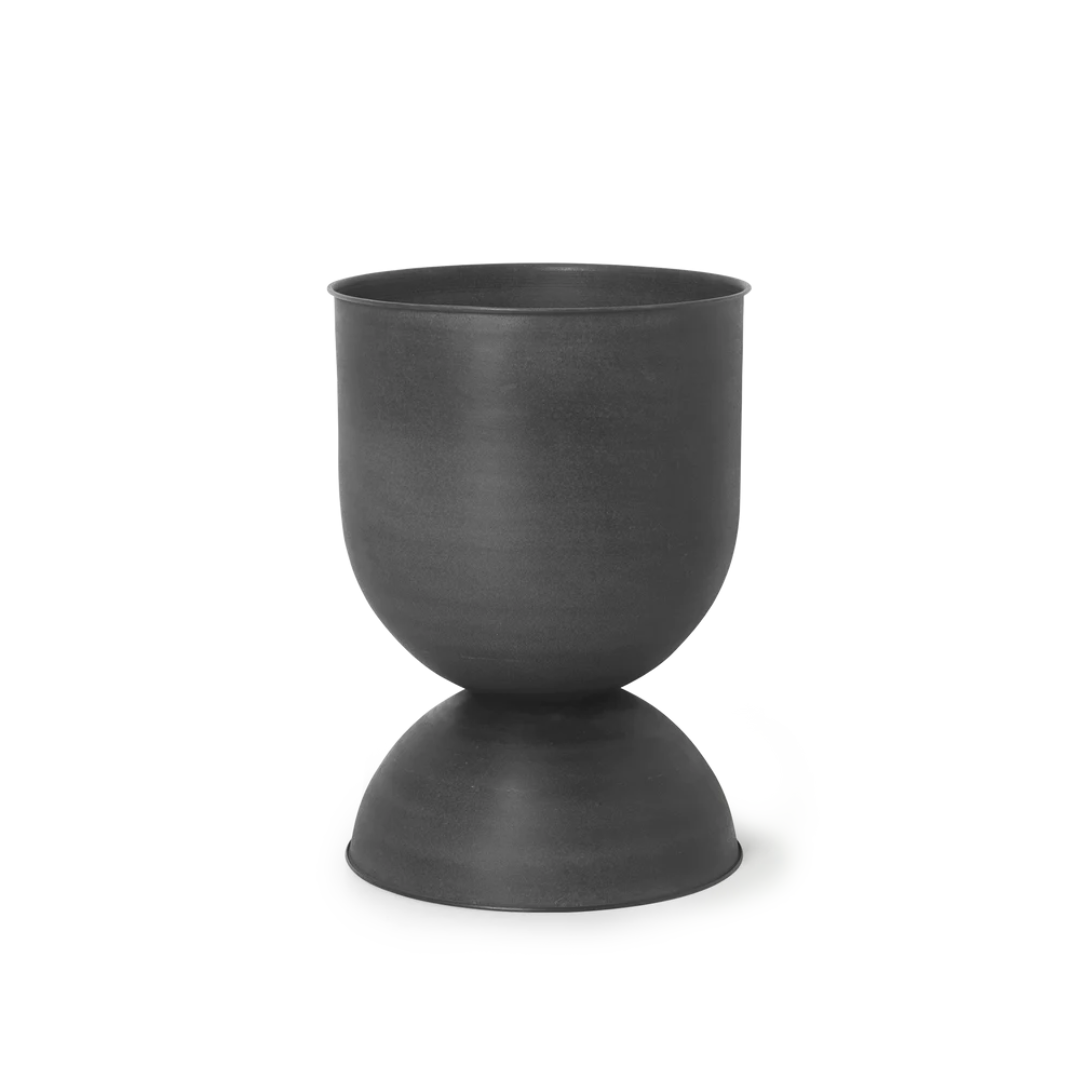 Hourglass Pot - Black Medium
