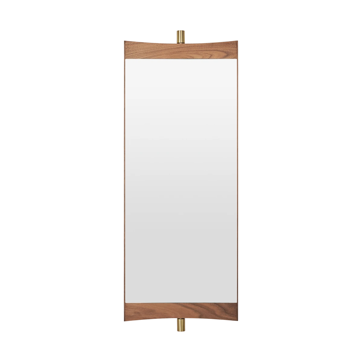 Vanity Mirror 1 Walnut-brass