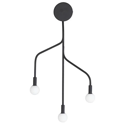 Vekst Wall Lamp Black